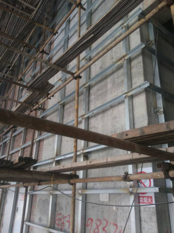 朗天通訊，室內裝修工程，墻面處理