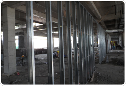 輕鋼龍骨，隔墻工程