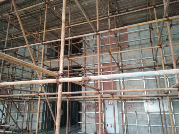 朗天通訊，室內裝修工程，墻面處理